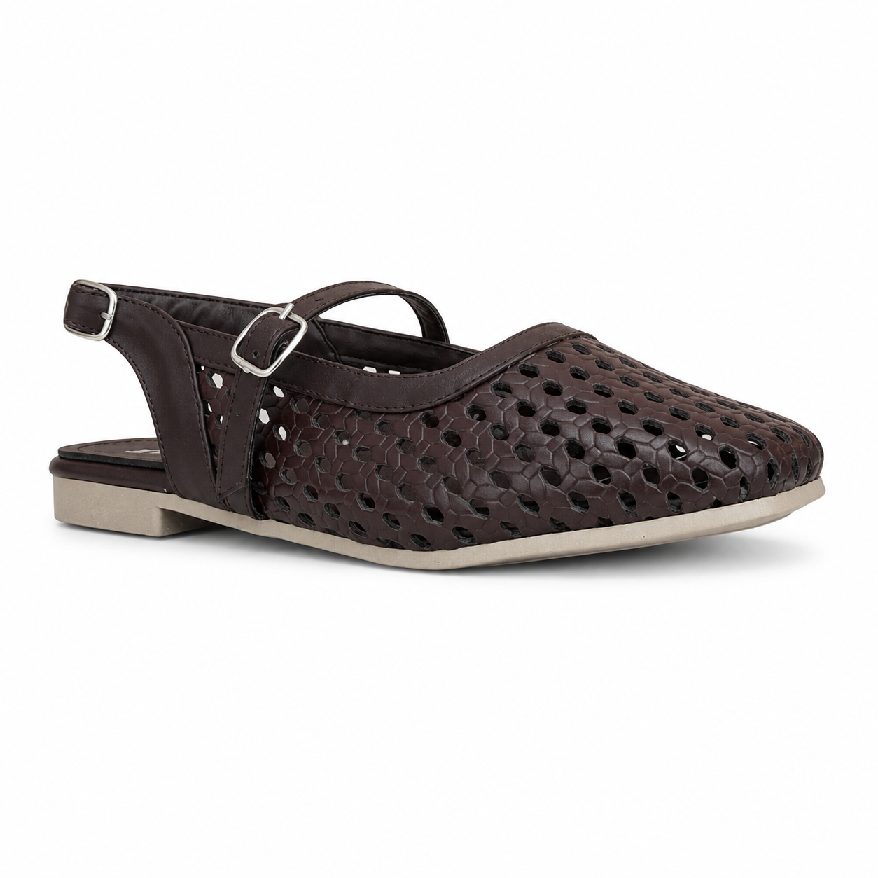 Braided Mules Brown