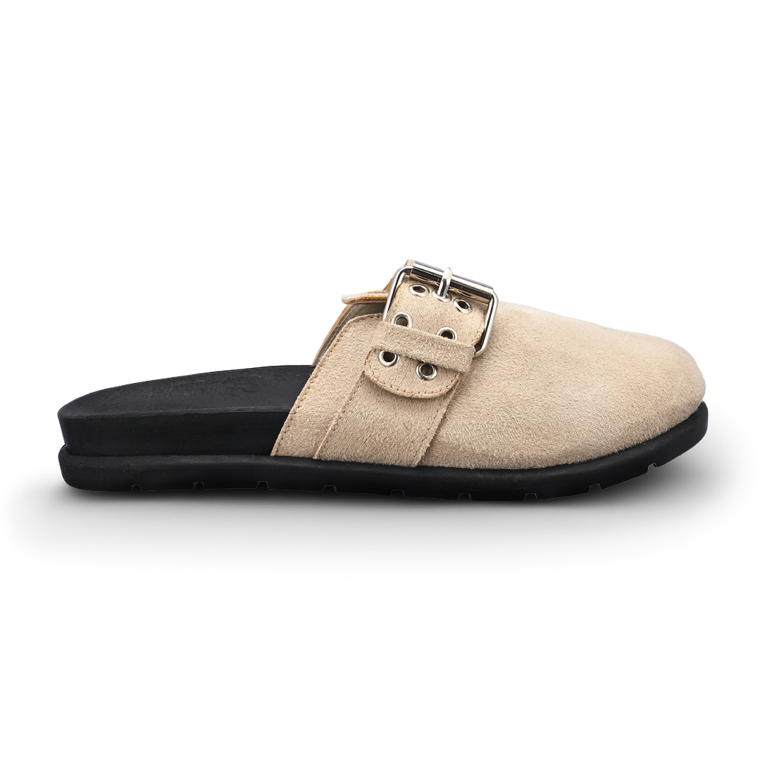 Chunky Clogs Beige