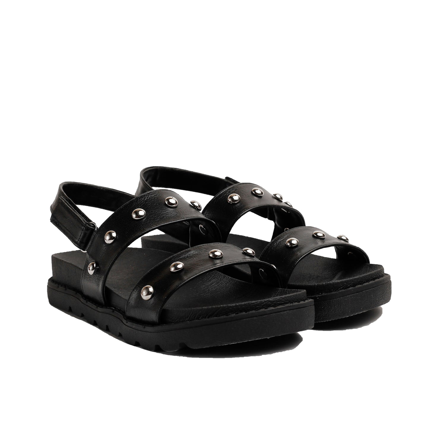 Stud Sandals Black