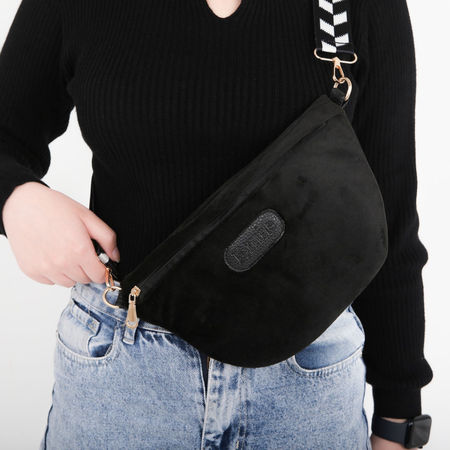 Emily Black Suede
