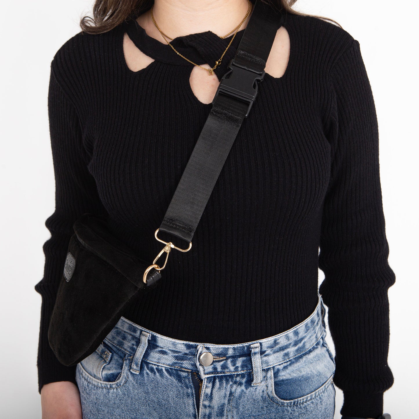 Emily Black Suede
