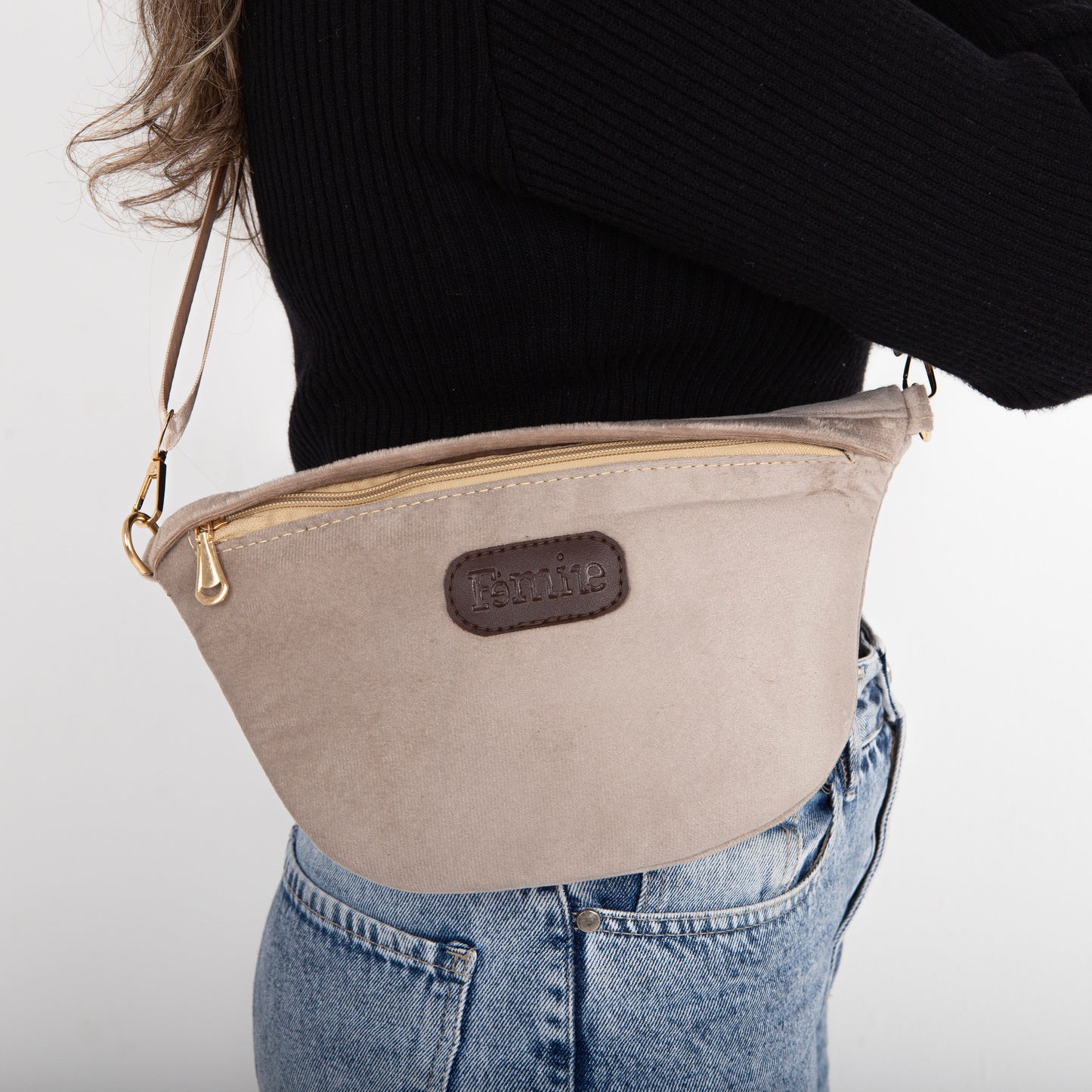 Emily Beige Sude