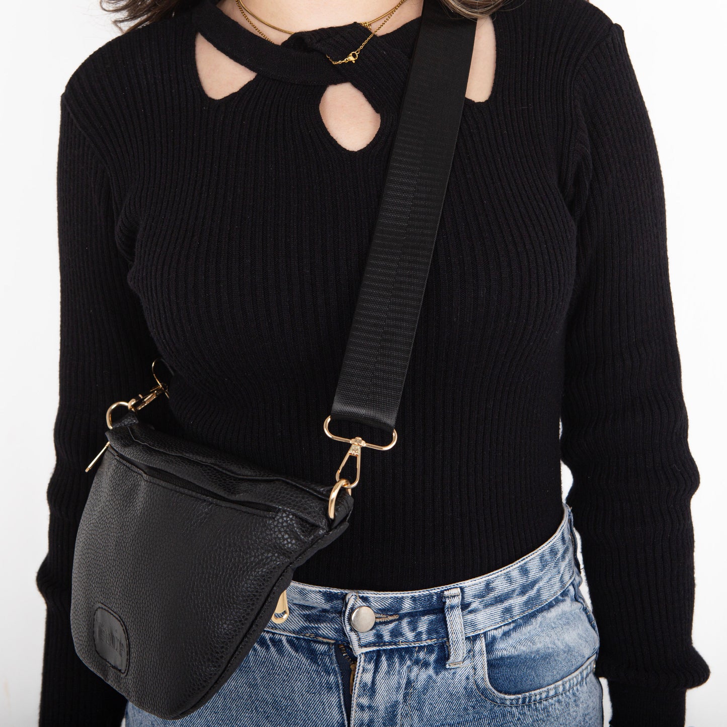 Emily Black Leather