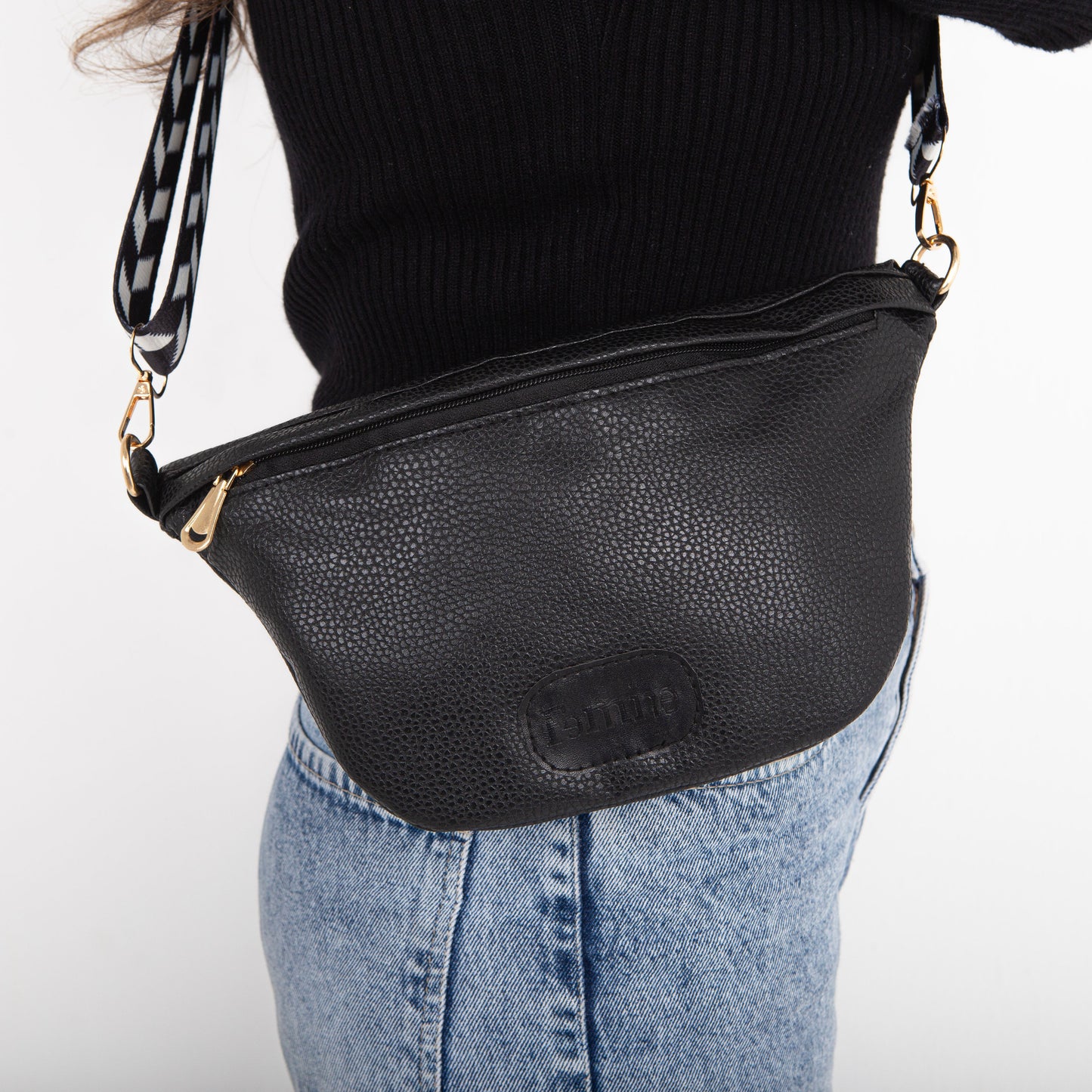 Emily Black Leather