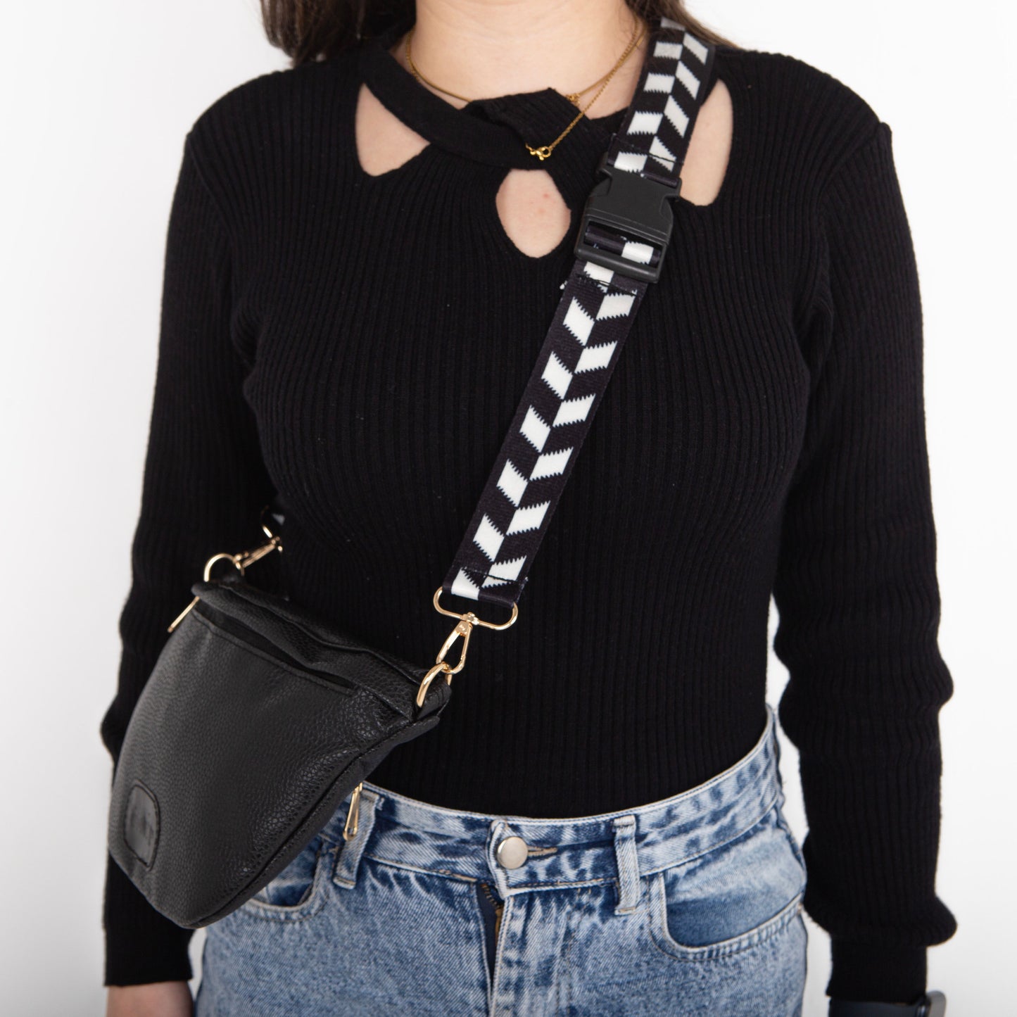Emily Black Leather