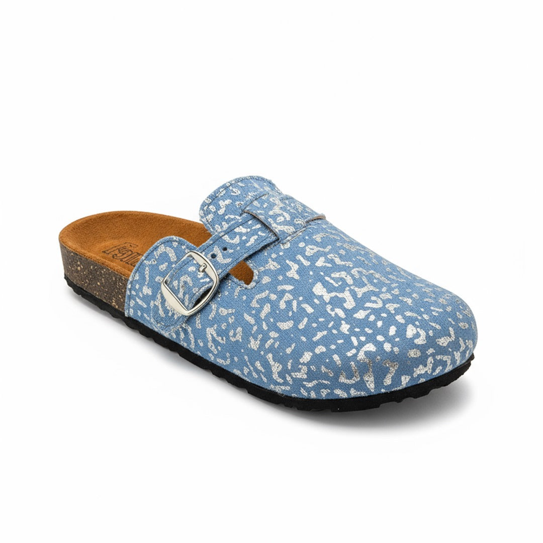Shimmery Clogs Blue