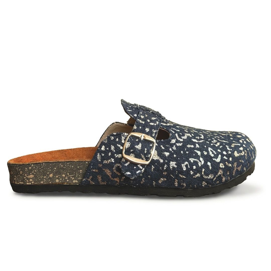 Shimmery Clogs Navy