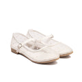 Polka Flats White