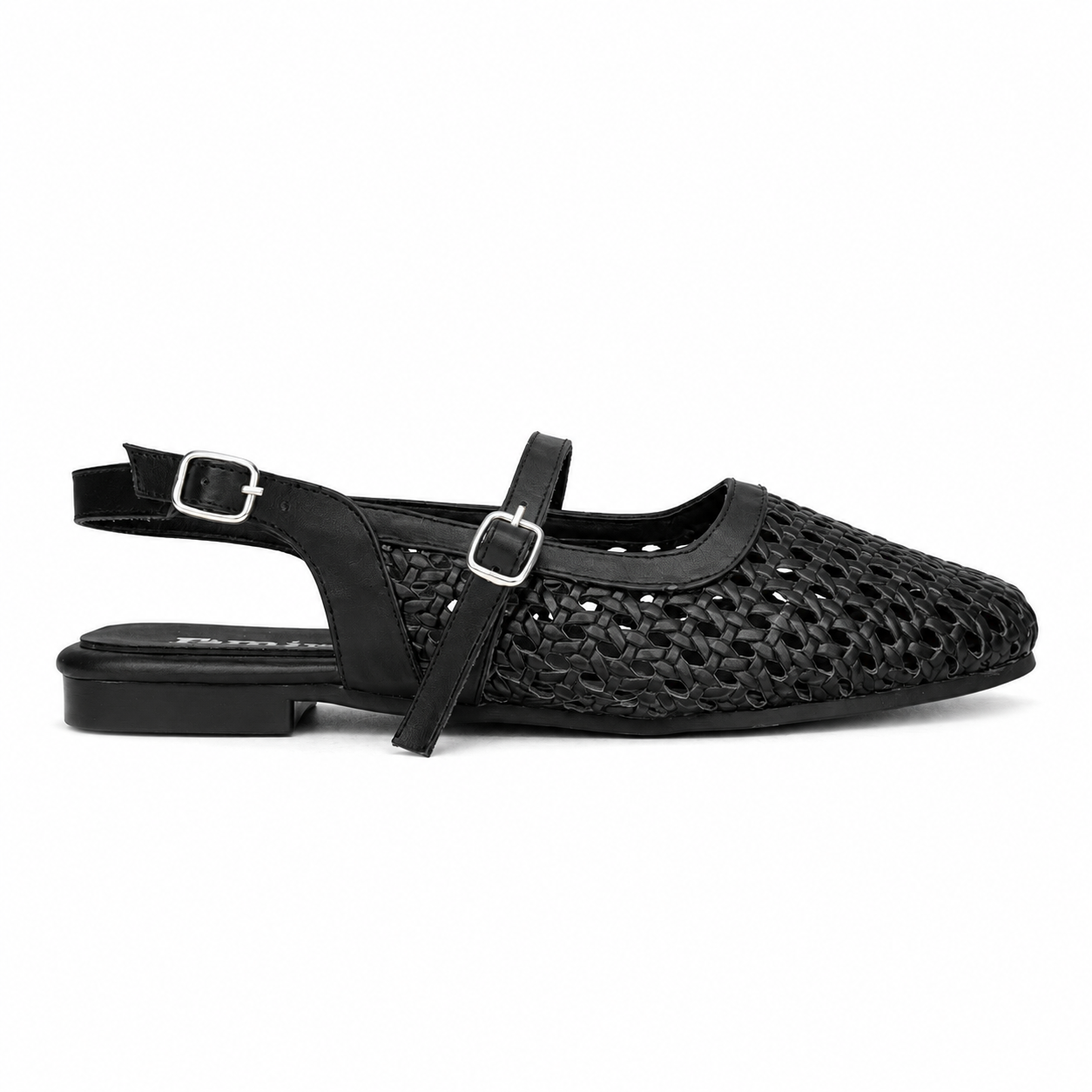 Braided Mules Black