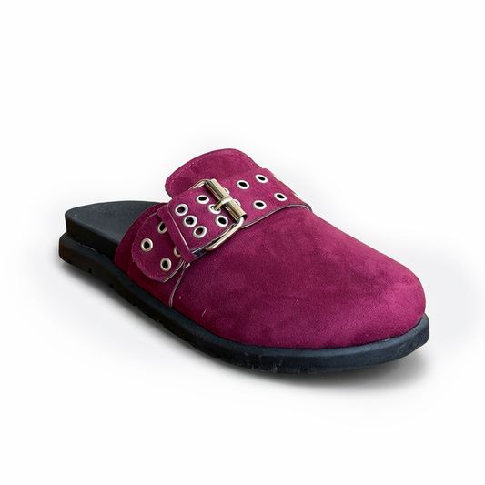Chunky Clogs Burgundy