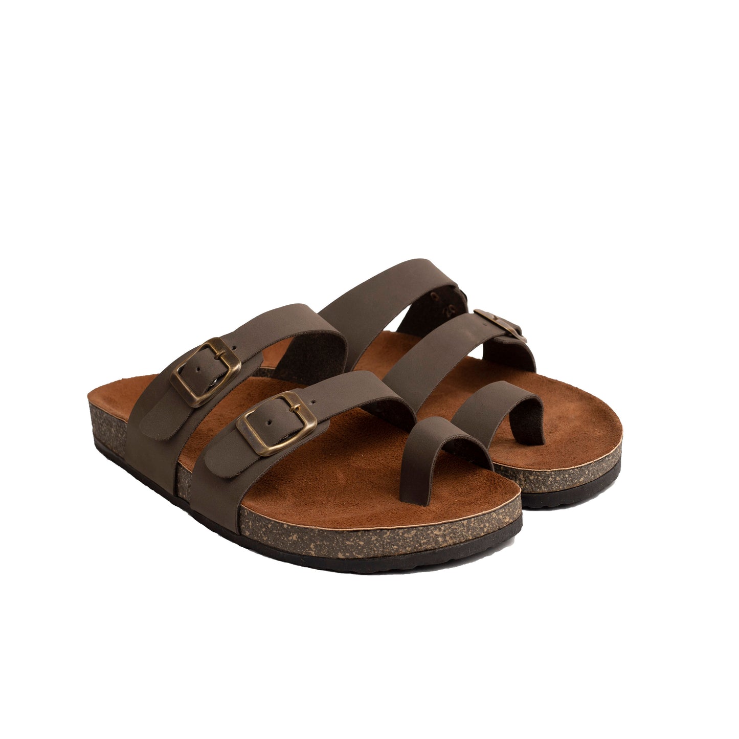 Double Strap Toe Gray