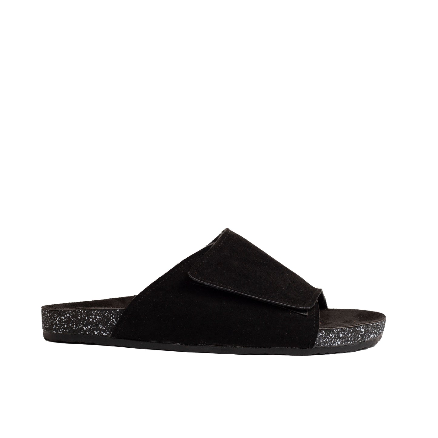Flap Black Suede