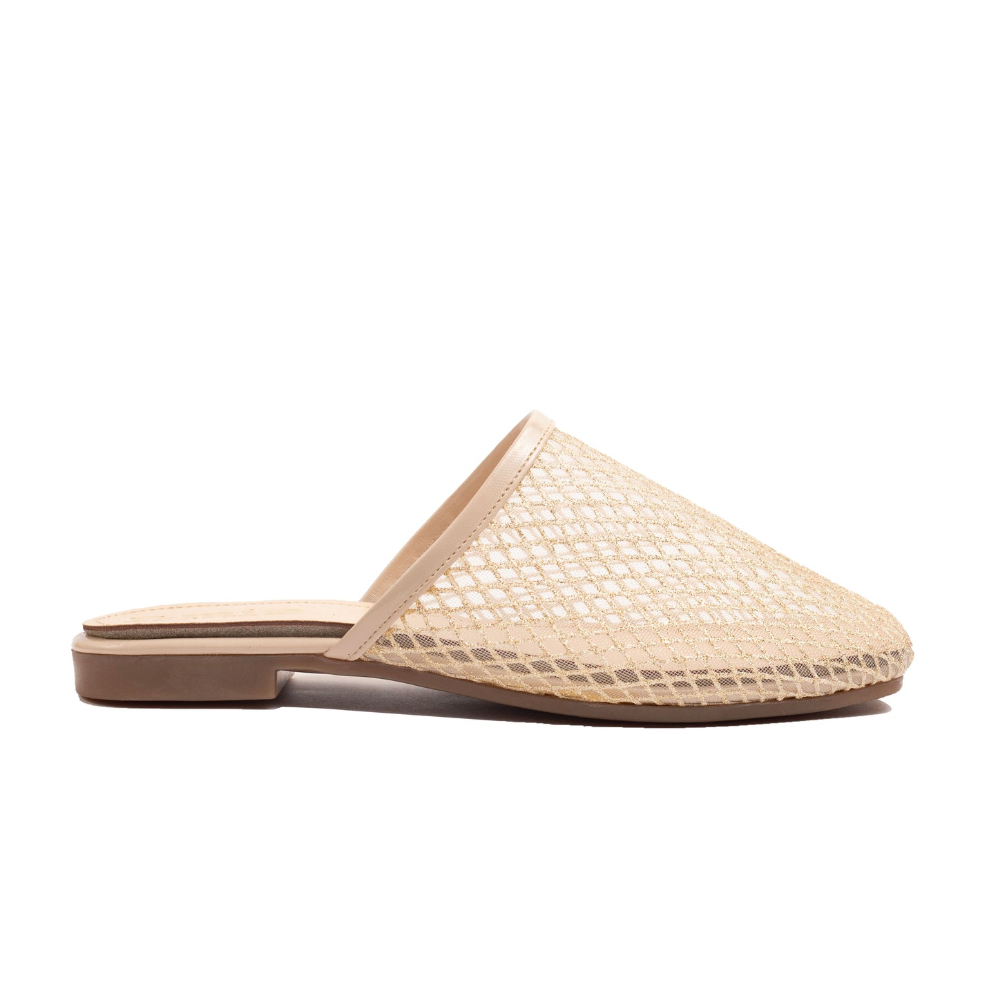 Mesh Mules Beige
