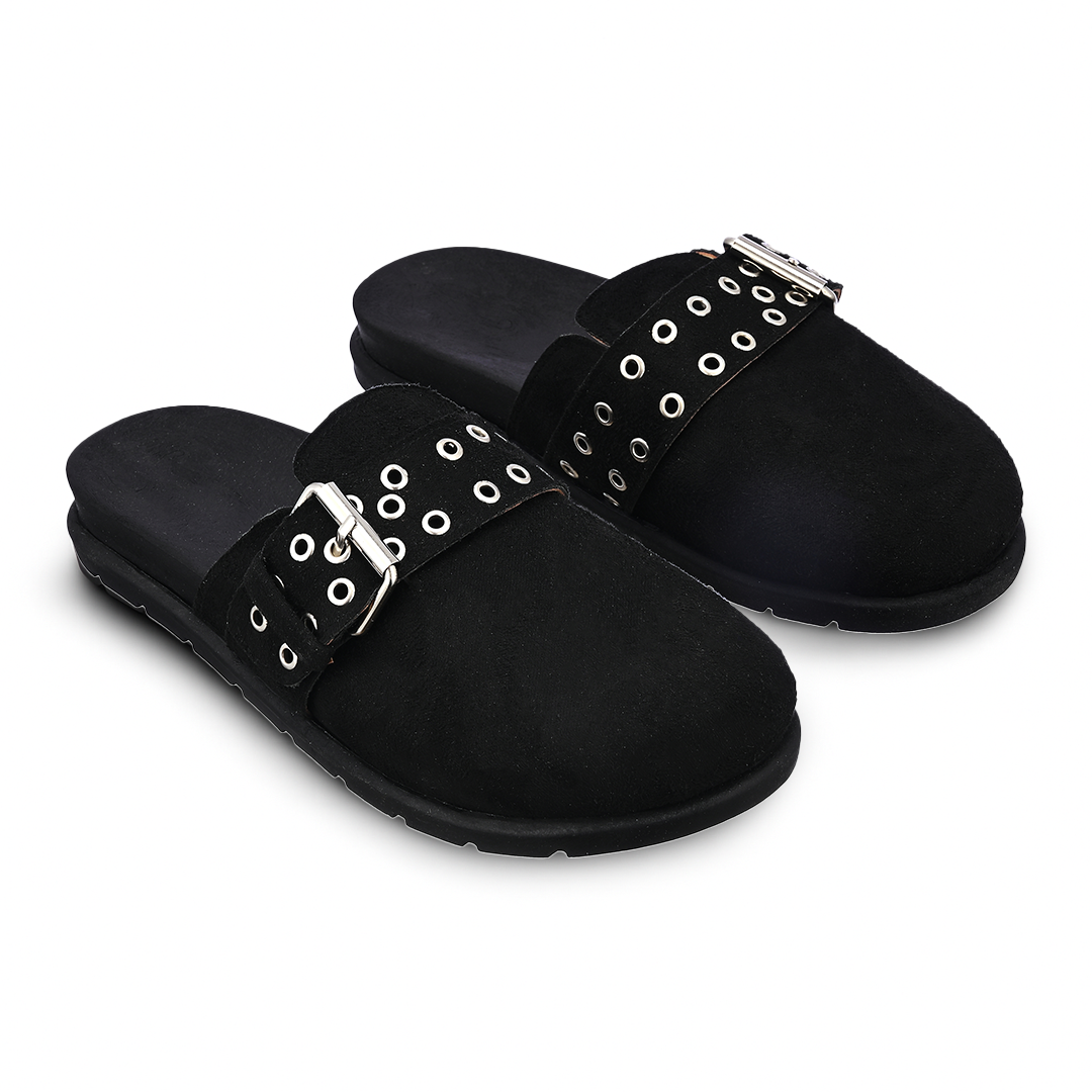 Chunky Clogs Black – Femine
