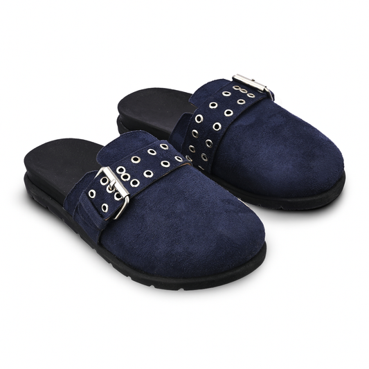 Chunky Clogs Navy