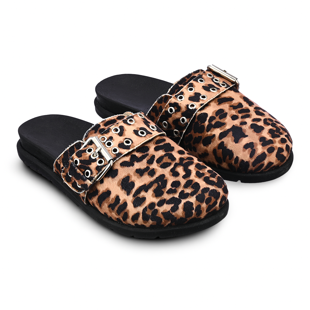 Clumpy Clogs Chunky Clogs Tiger – Femine