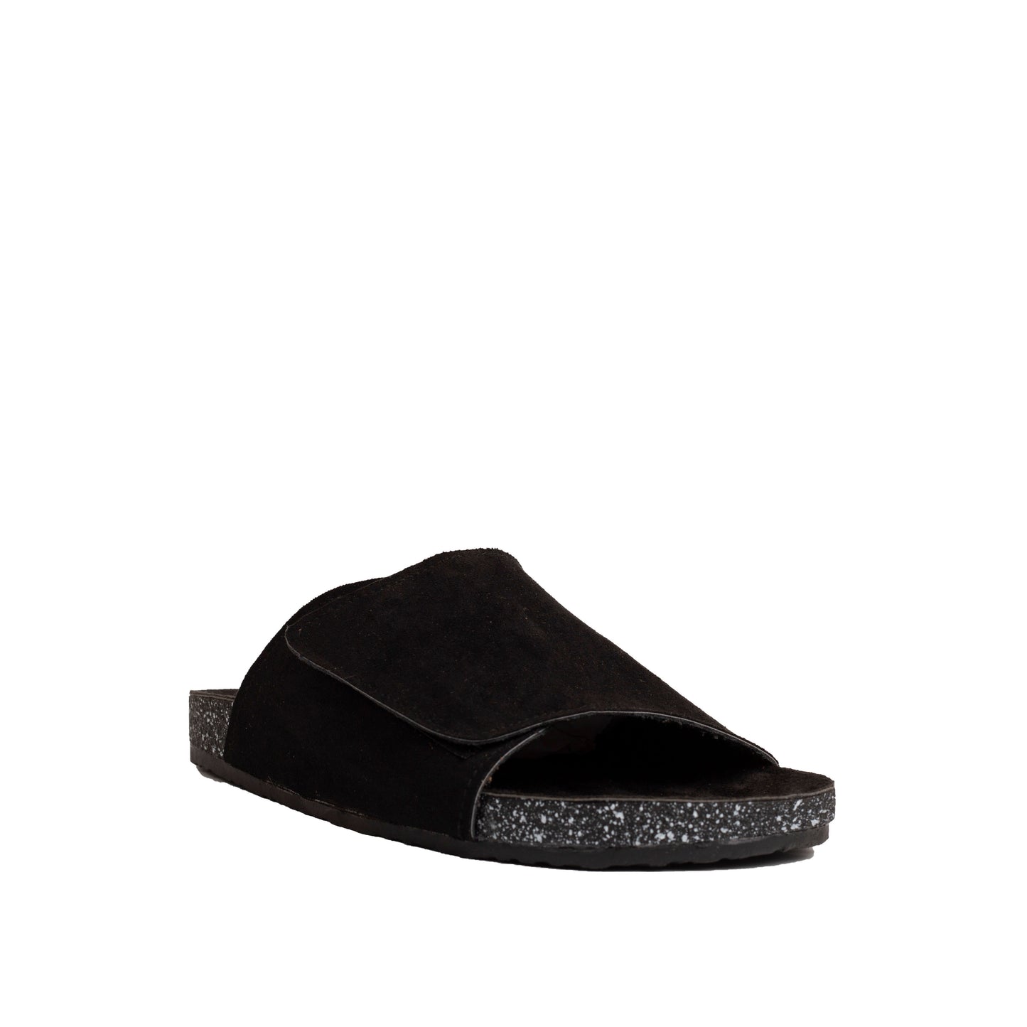 Flap Black Suede