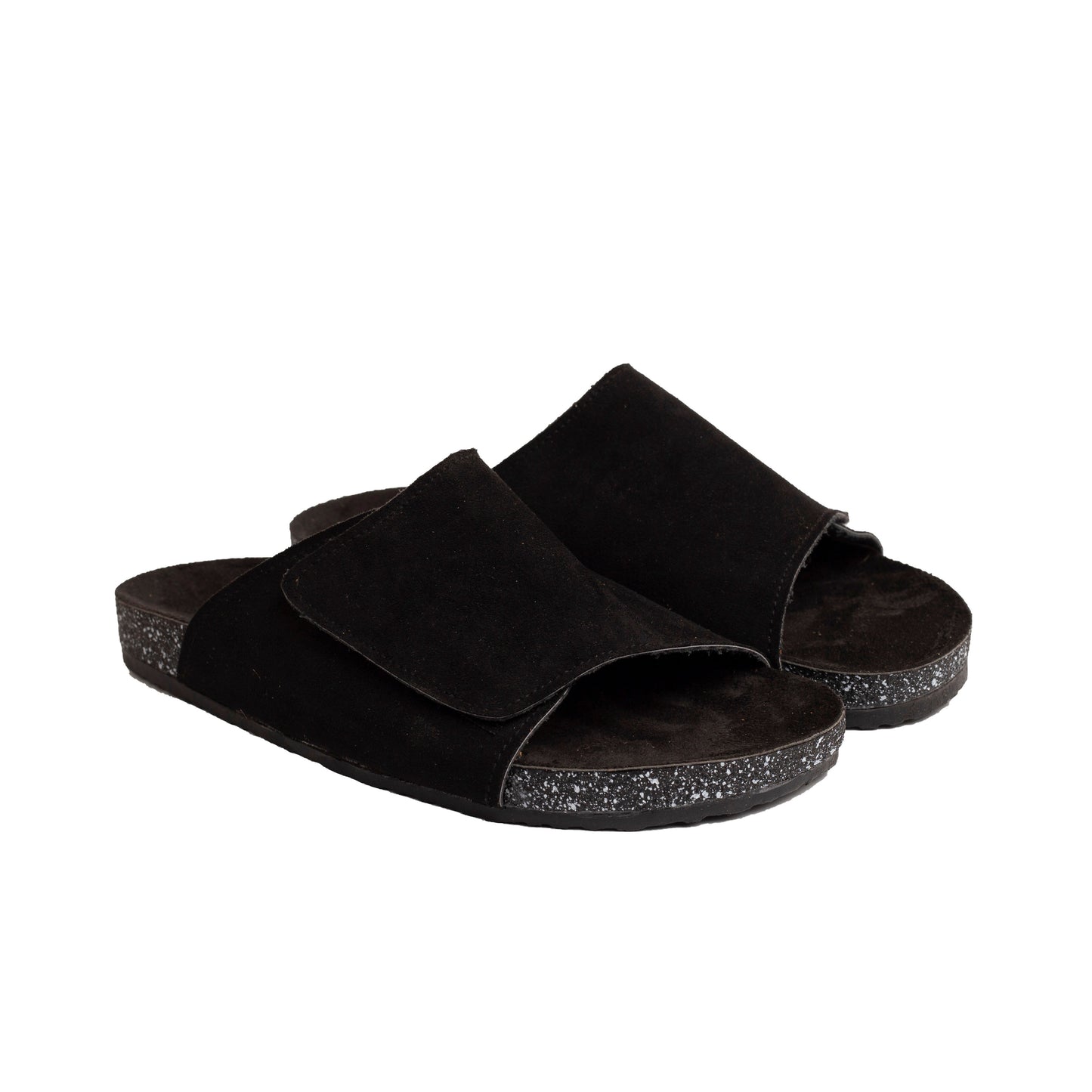 Flap Black Suede