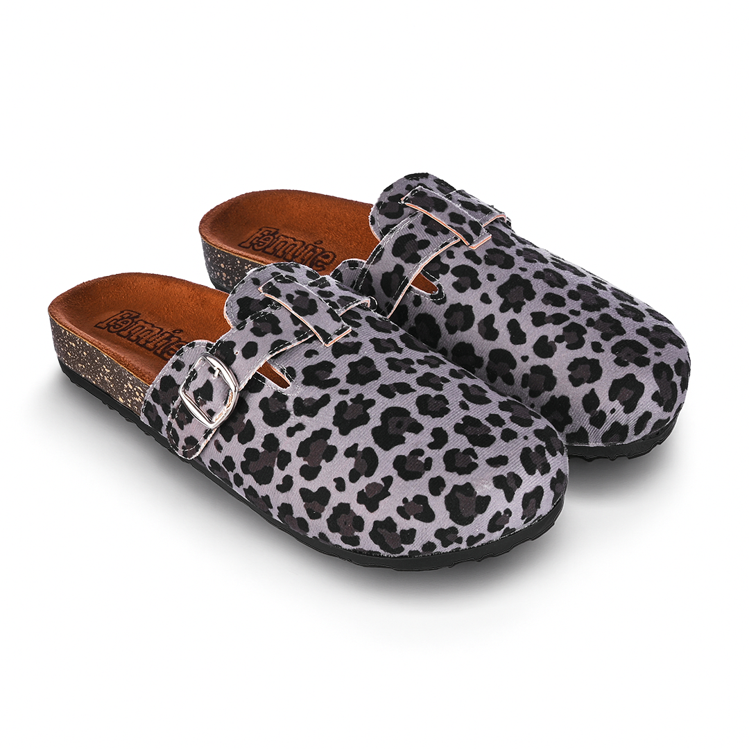 Clogsy Black leopard