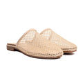 Mesh Mules Beige