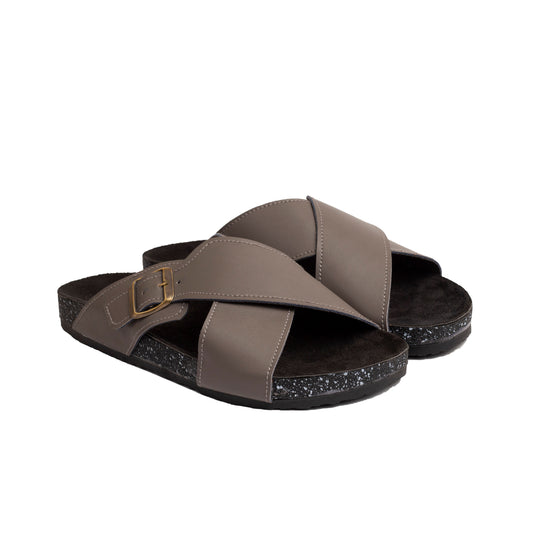 Overlap Buckle Gray