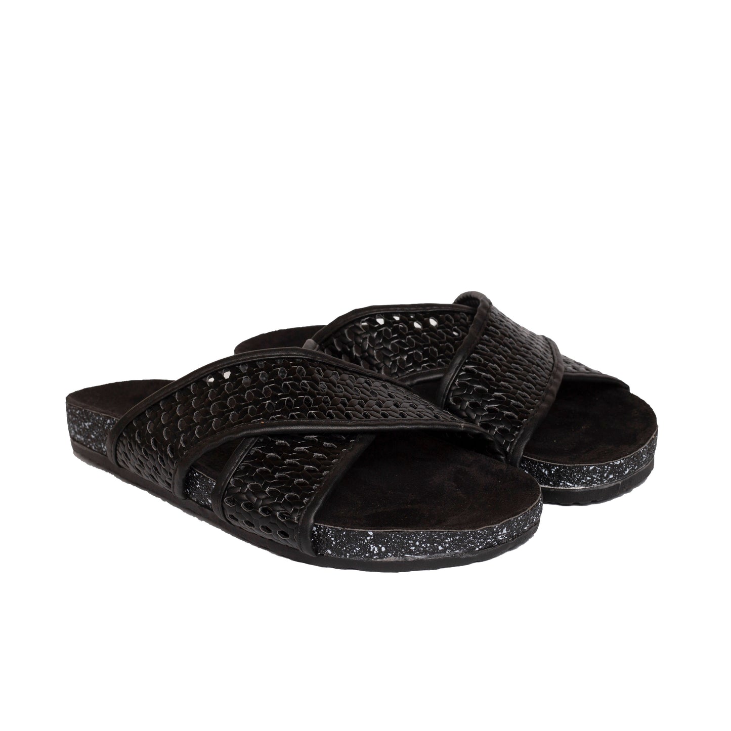 Braided Slide Black