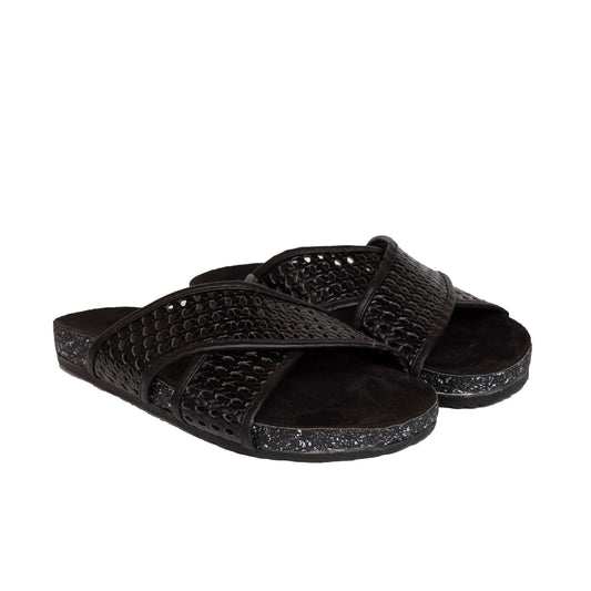 Braided Slide Black