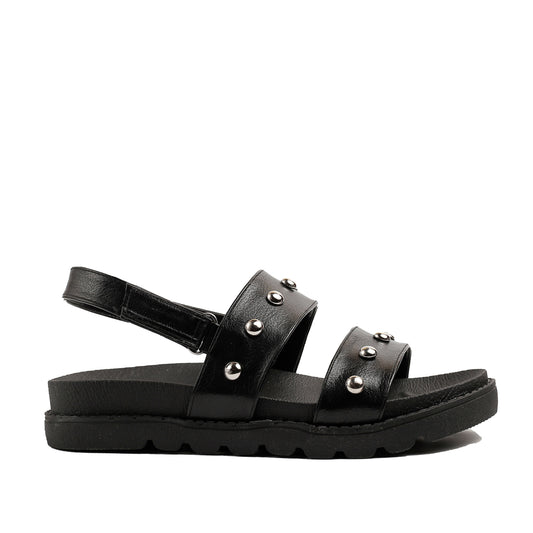 Stud Sandals Black