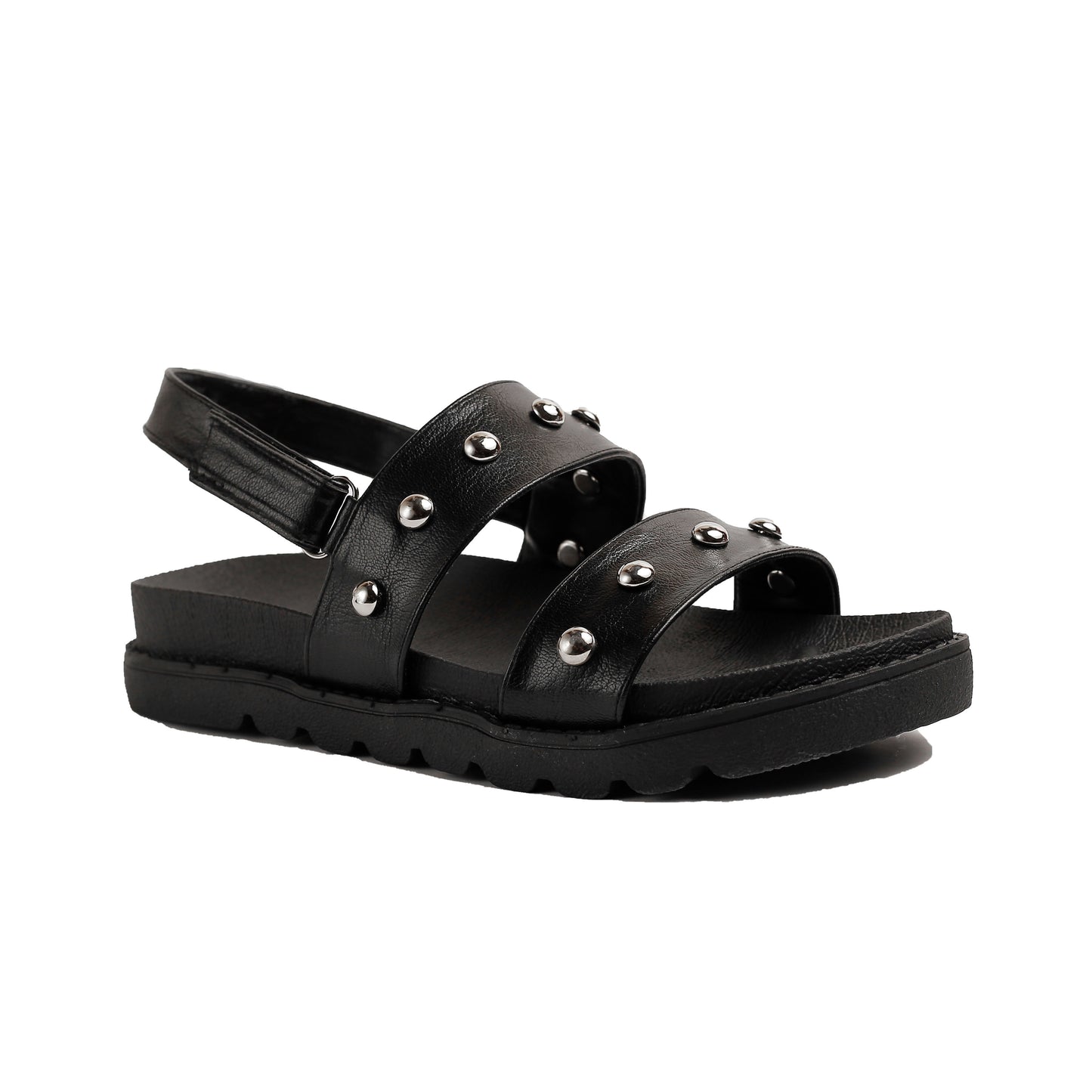 Stud Sandals Black