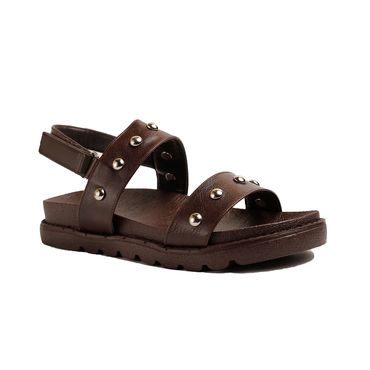 Stud Sandals Brwon