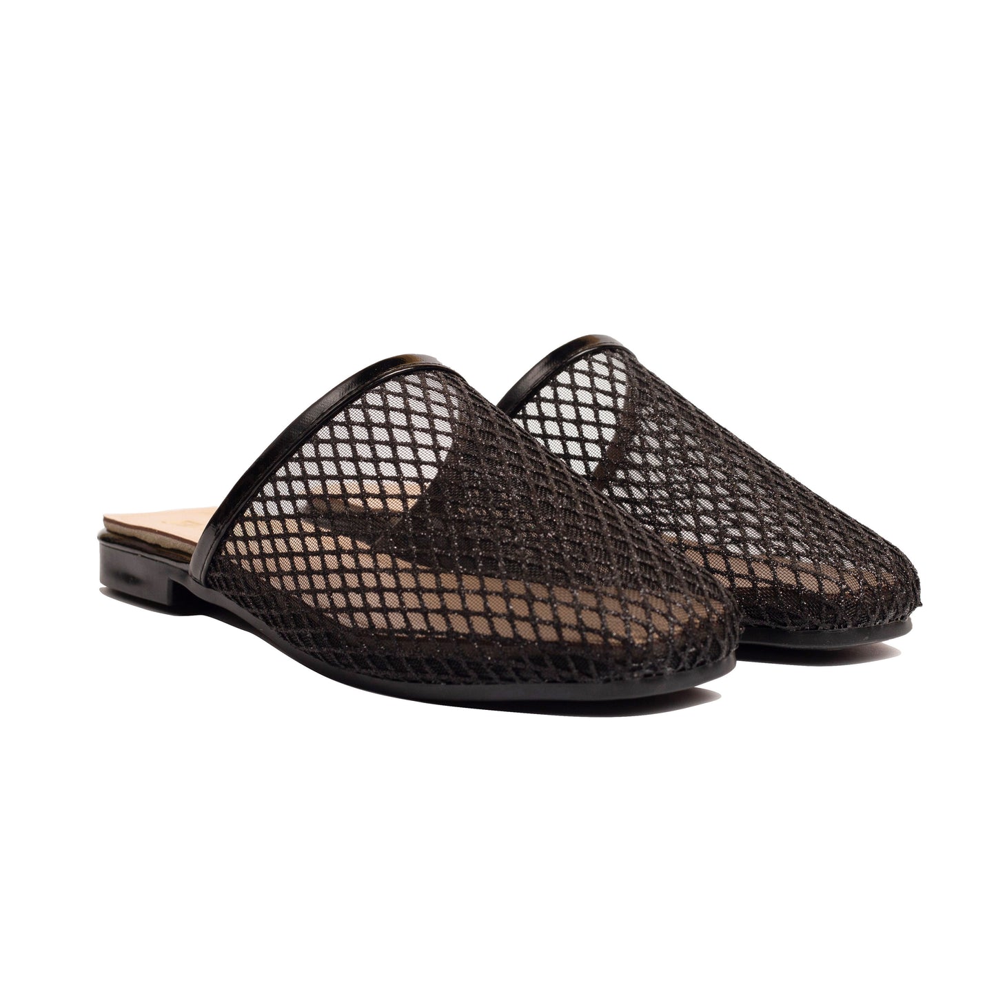 Mesh Mules Black