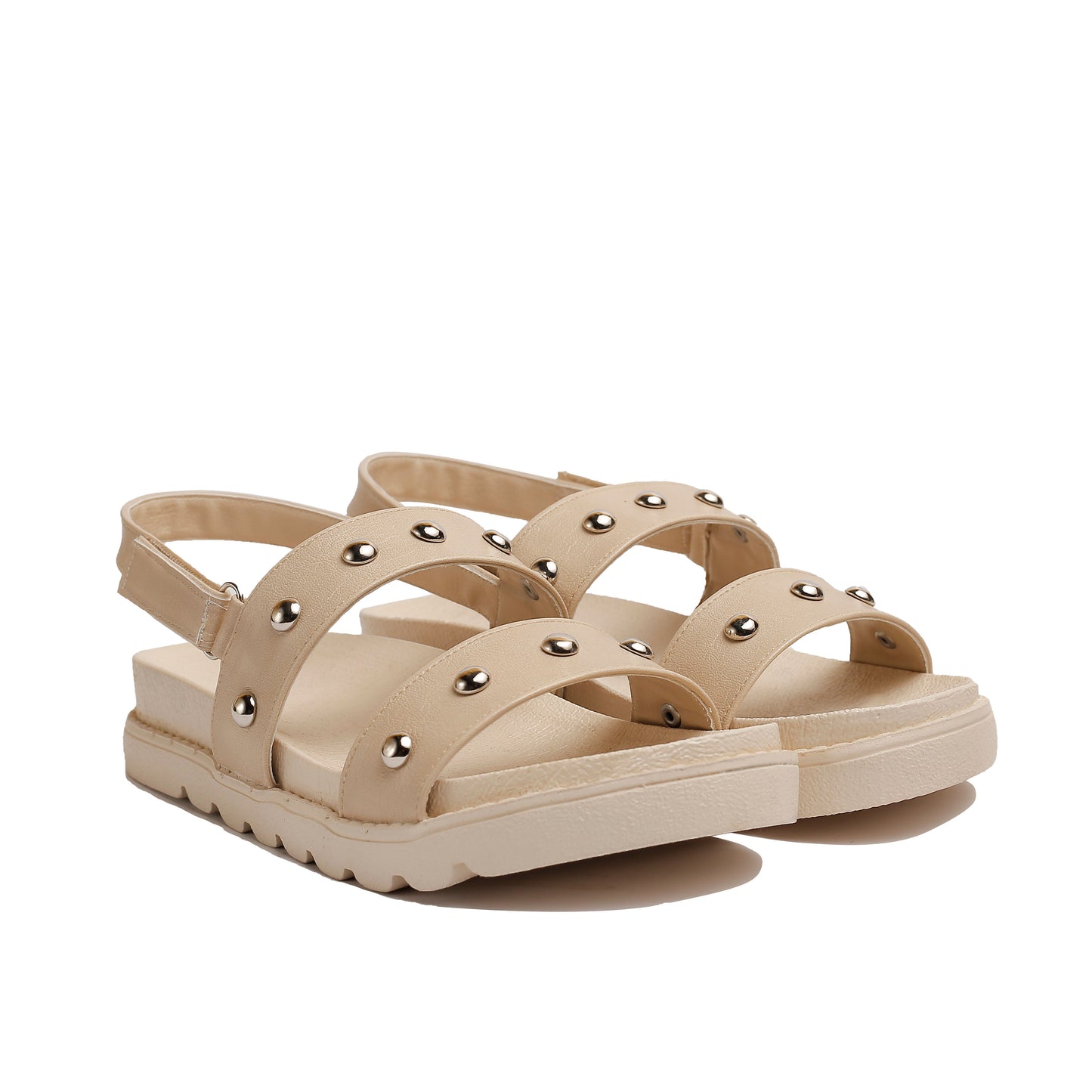 Stud Sandals Biege