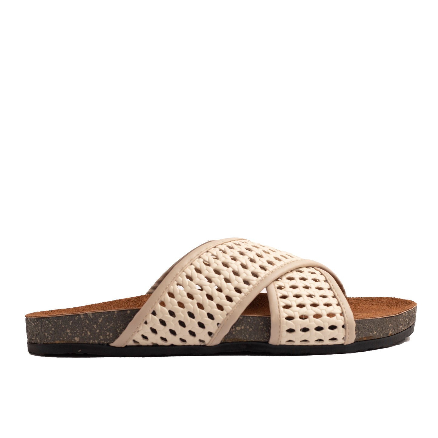 Braided Slide Beige