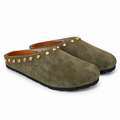 Stud Clogs Olive