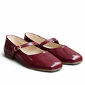 Mary Jane Strappy Burgandy
