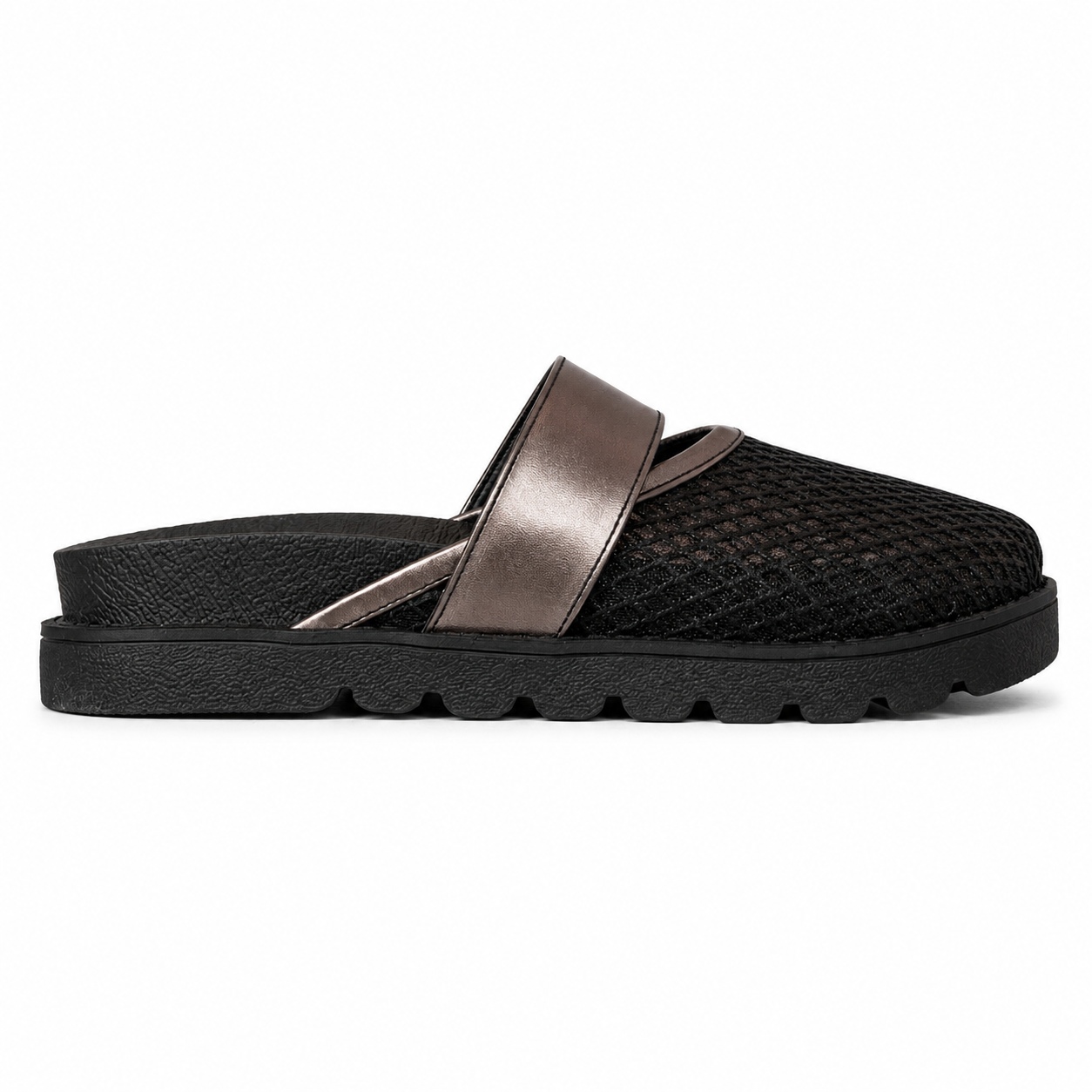 Mesh Clogs Black x Smoky