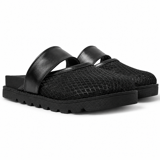 Mesh Clogs Black
