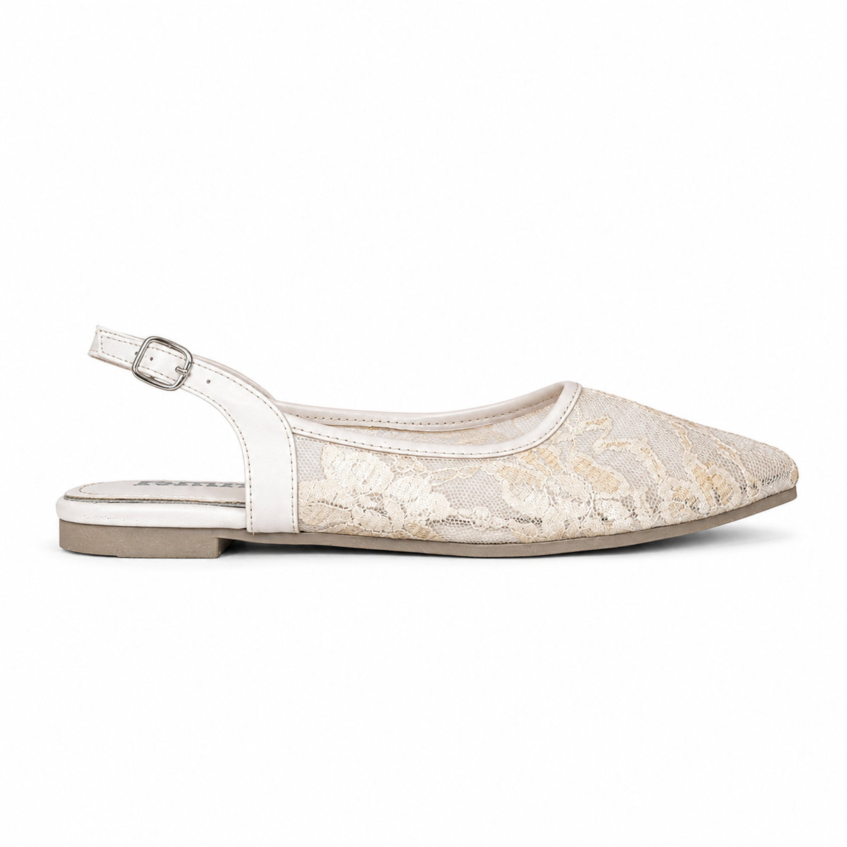Floral Beige - Pointed