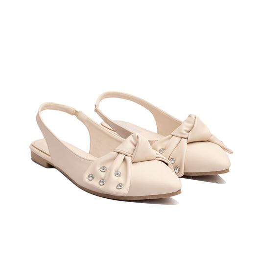Fionka Flats Beige