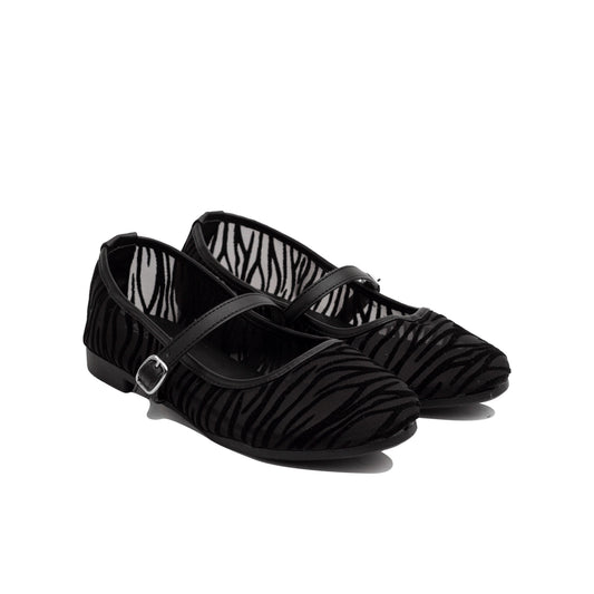 Zebra Flats Black