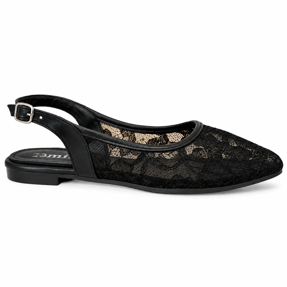 Floral Black - Pointed