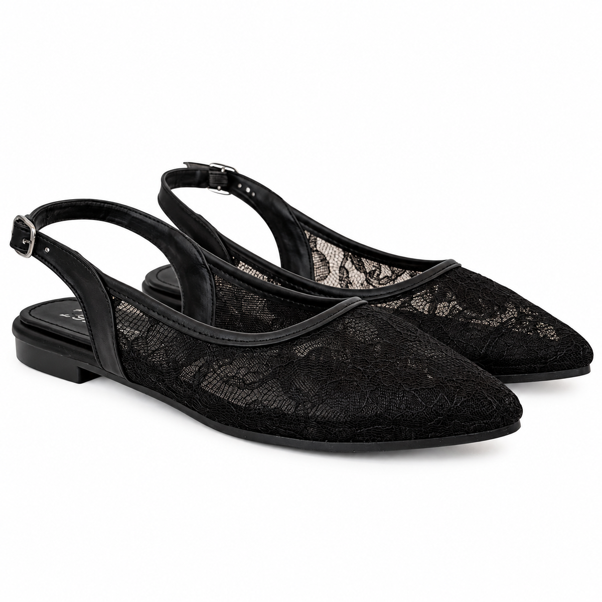 Floral Black - Pointed