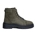 Remal Olive suede