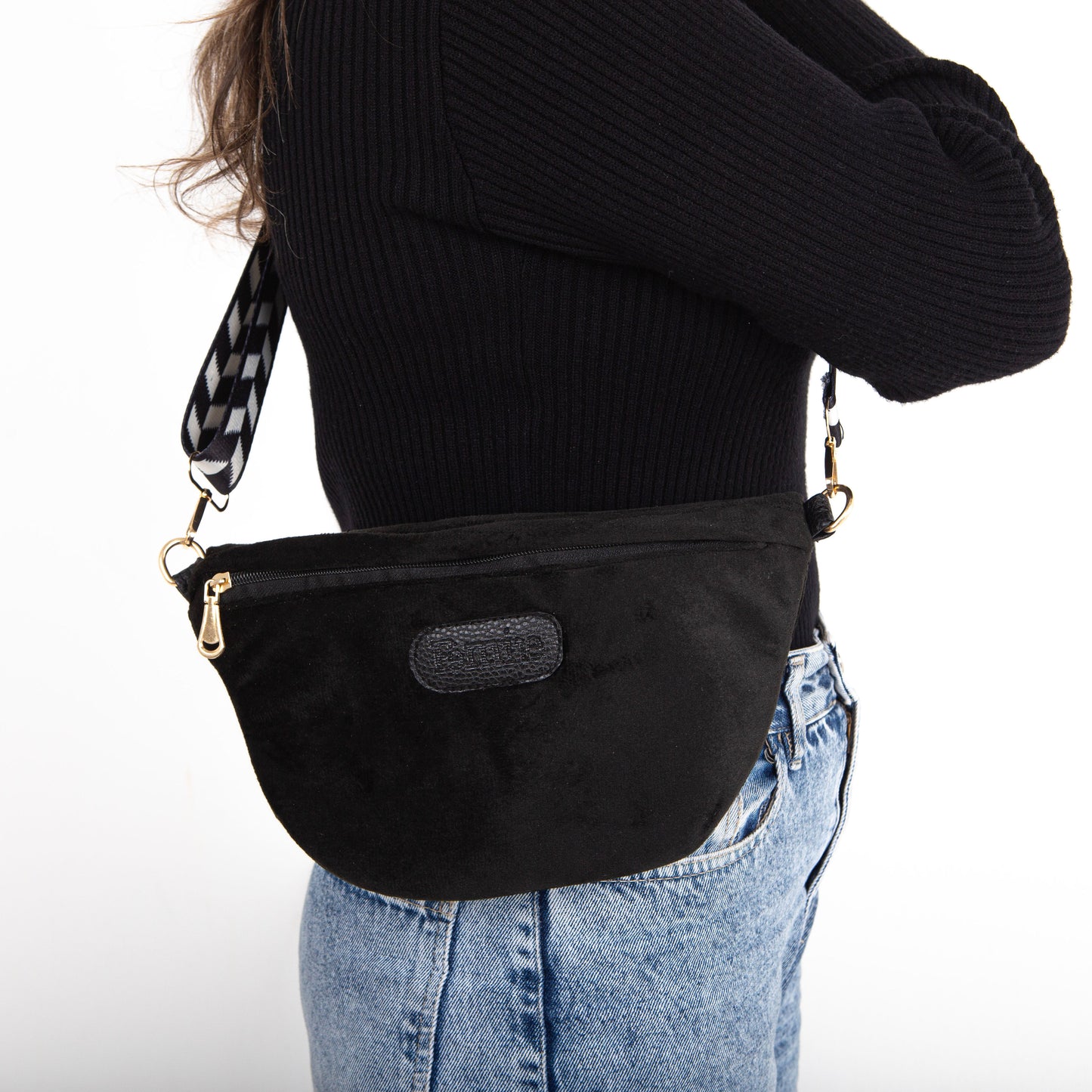 Emily Black Suede