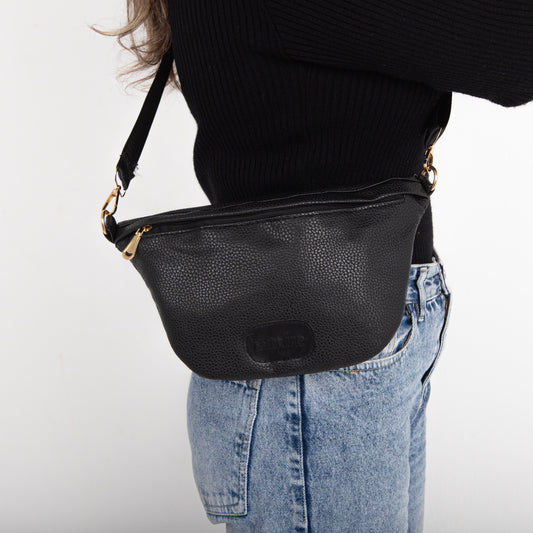 Emily Black Leather