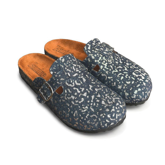 Shimmery Clogs Navy