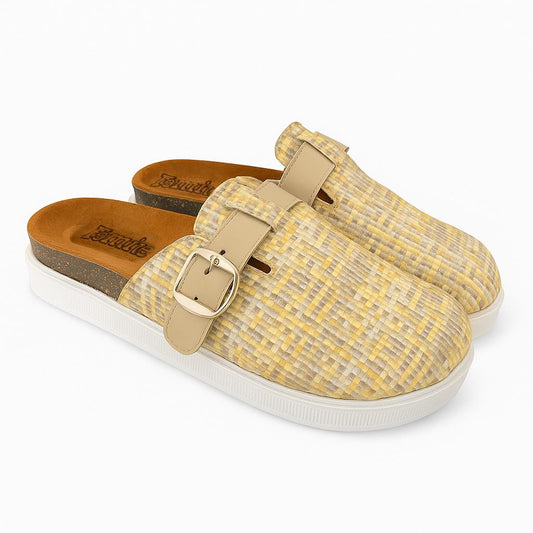 Bloomy Clogs Beige
