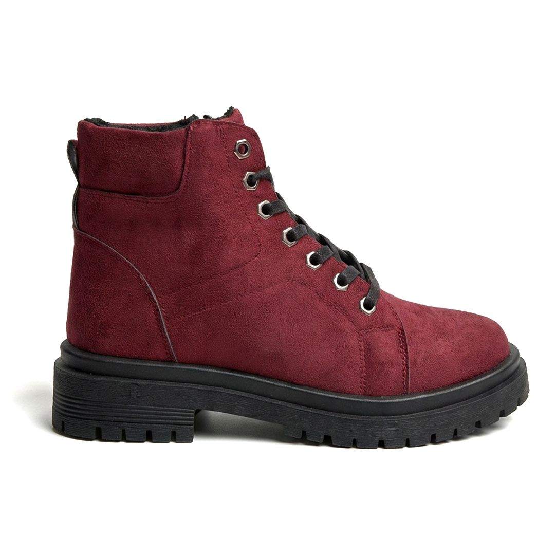 Remal Burgundy Suede