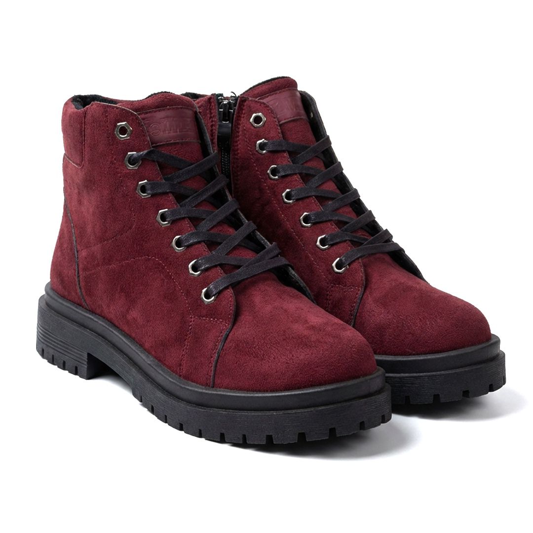 Remal Burgundy Suede