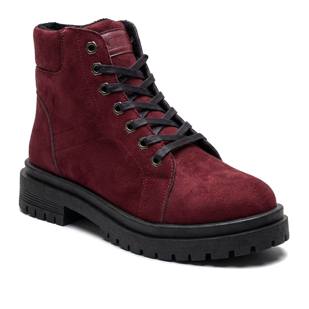 Remal Burgundy Suede